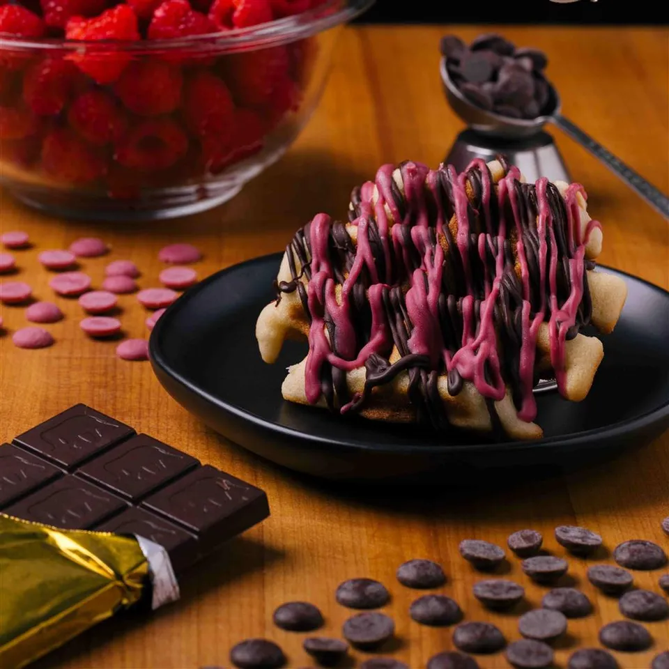 Galette, Dark & Ruby Raspberry Chocolate