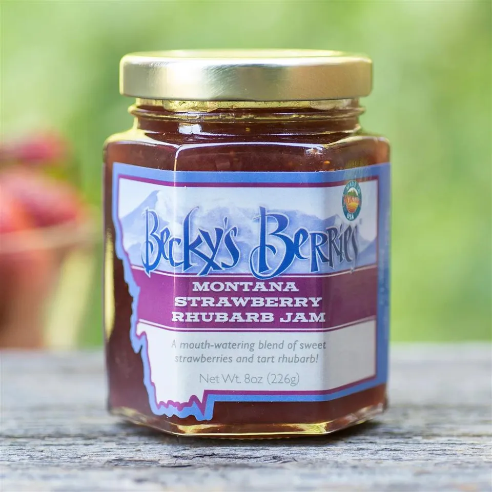 Jam,Montana Blueberry Rhubarb