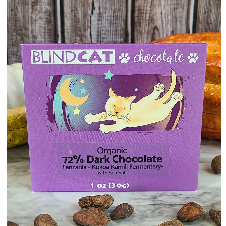 72% Dark Chocolate, Tanzania with Sea Salt
