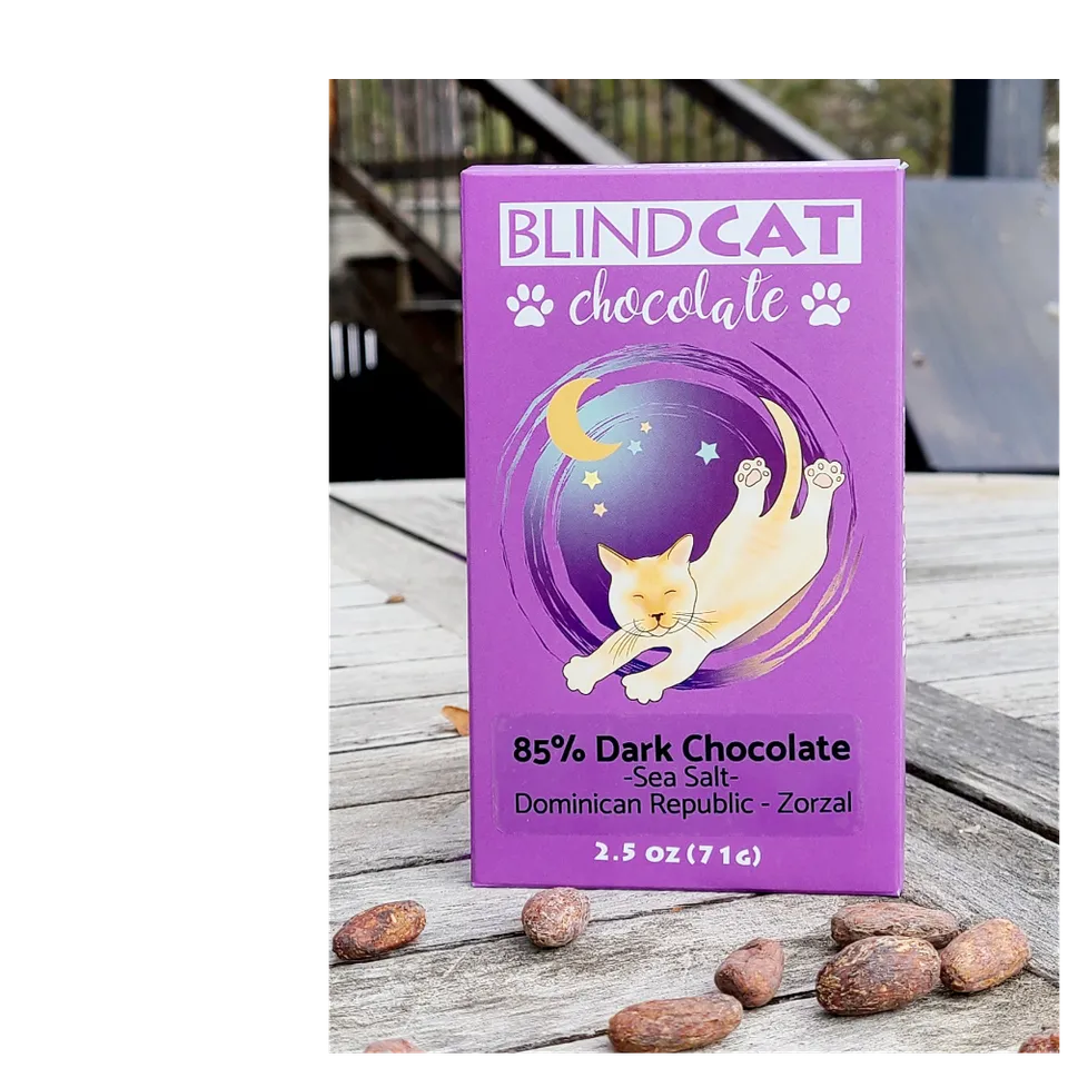 85% Dark Chocolate, Dominican Republic with Sea Salt