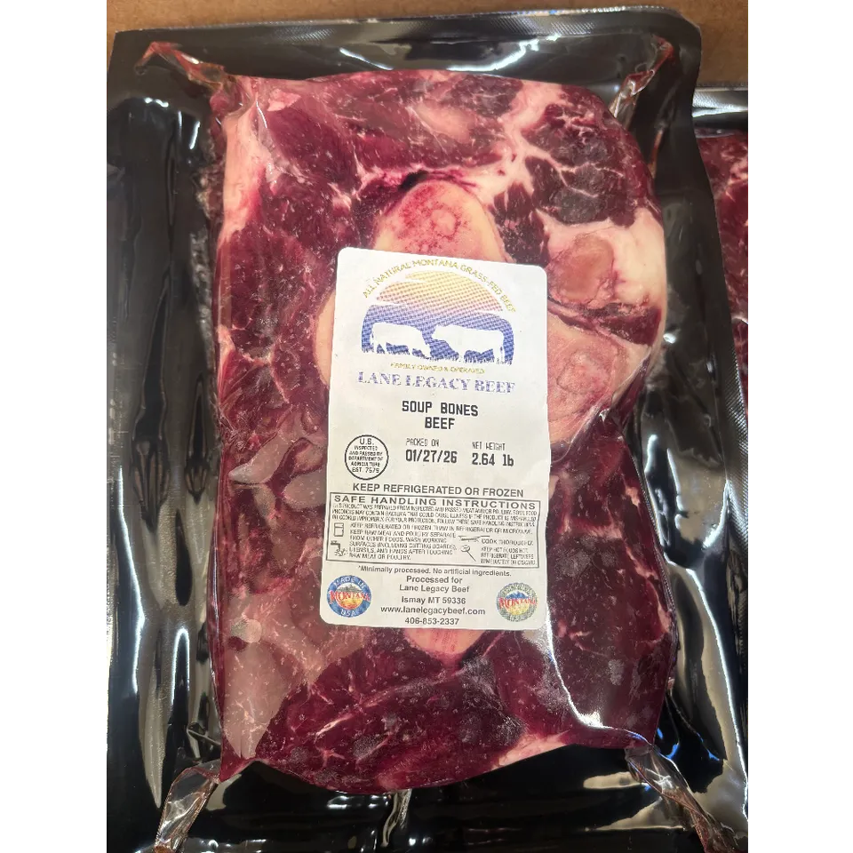 Beef, Soup Bones - 100% Grass Fed