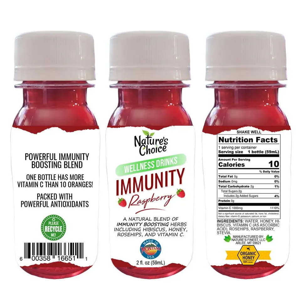 Wellness Drink Raspberry Immunity Booster