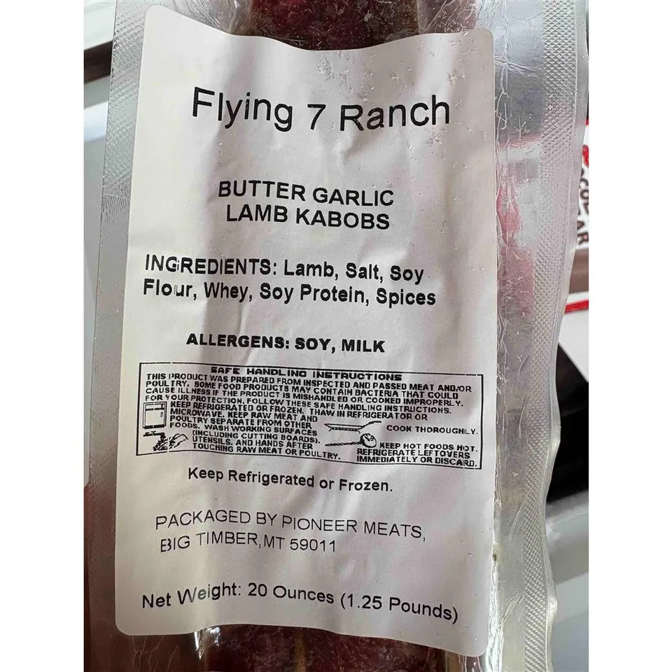 Lamb, Kabobs Garlic Butter