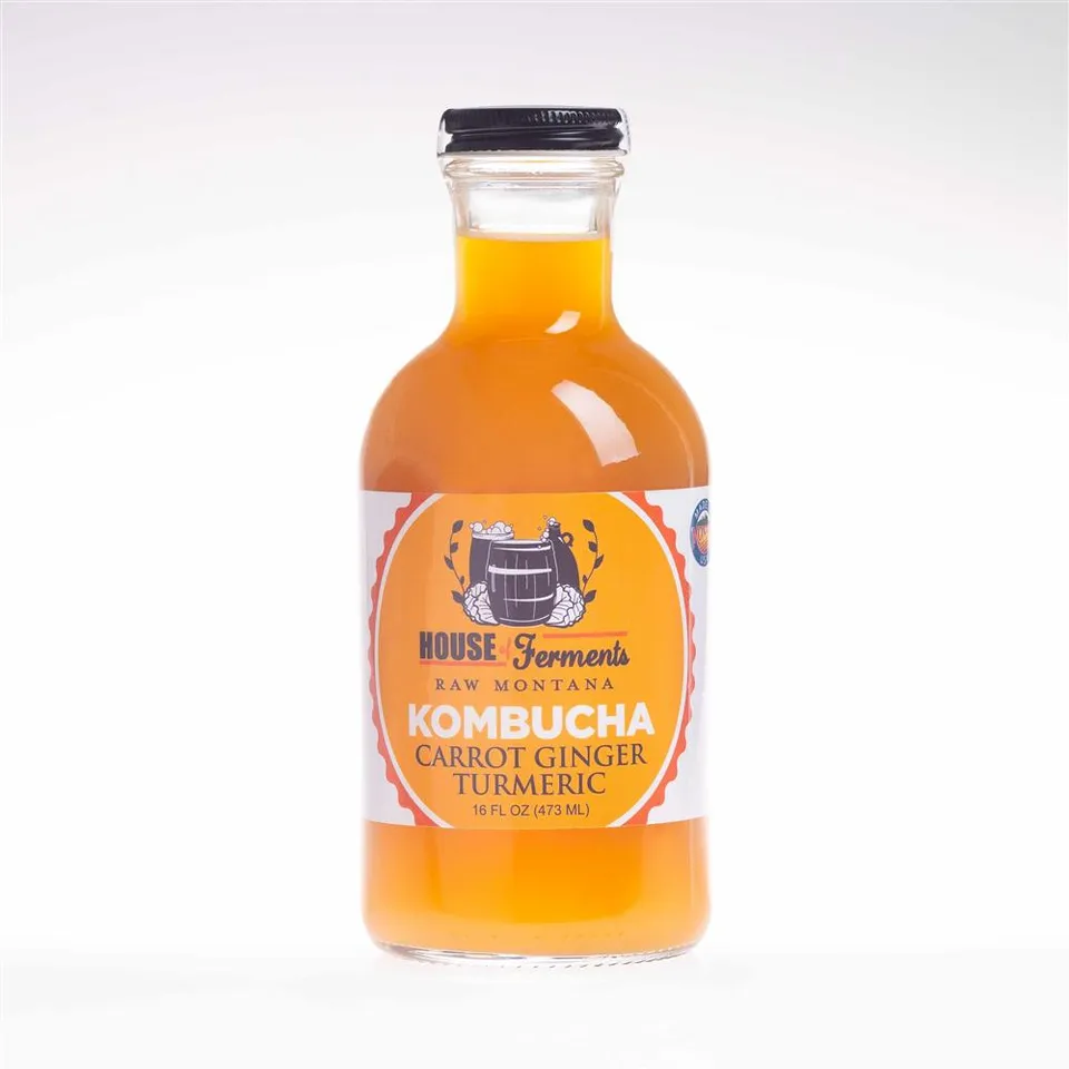 Kombucha Carrot Ginger Turmeric