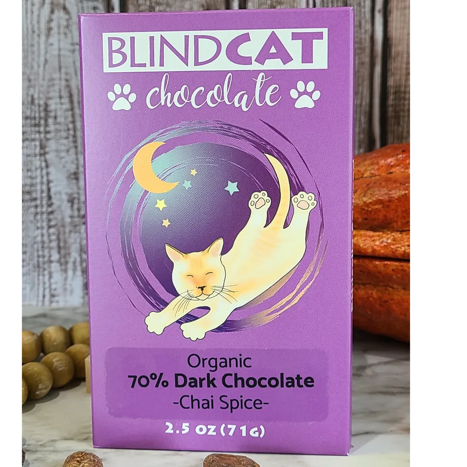 70% Organic Dark Chocolate with Chai Spices