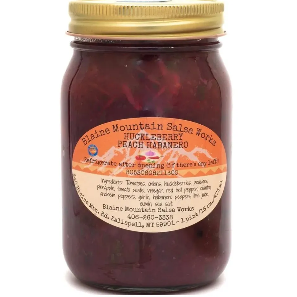 Huckleberry Peach Habanero Salsa