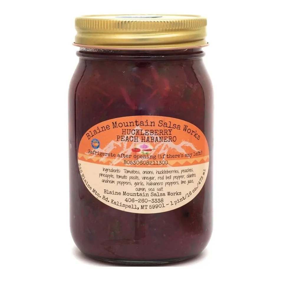 Salsa Huckleberry Peach Habanero