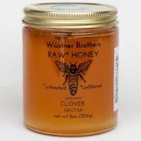 Honey Raw Clover 8 oz