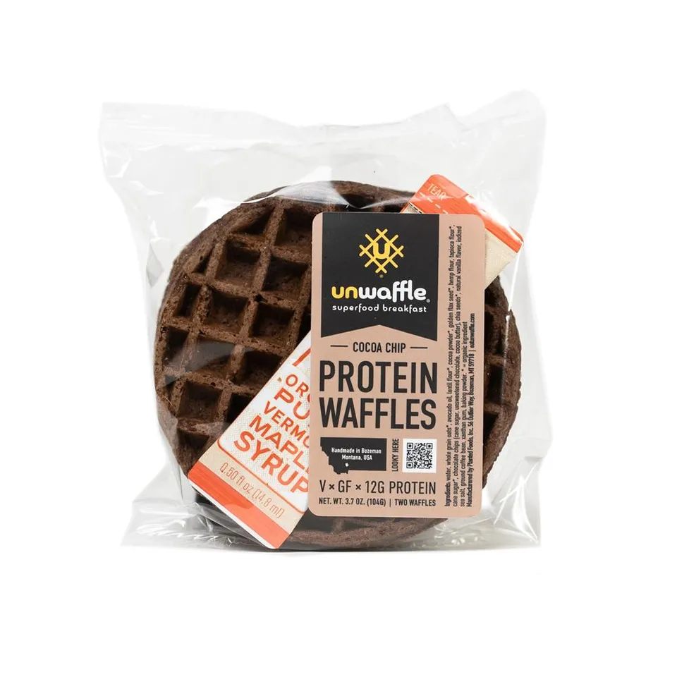 Protein Waffles, Cocoa-Chip