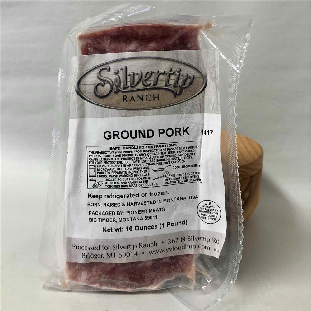 Packaged pork, Ground