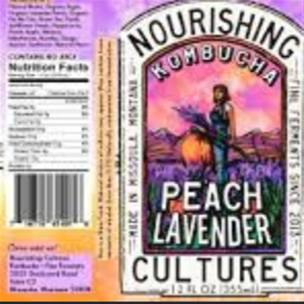 Kombucha, Peach Lavender