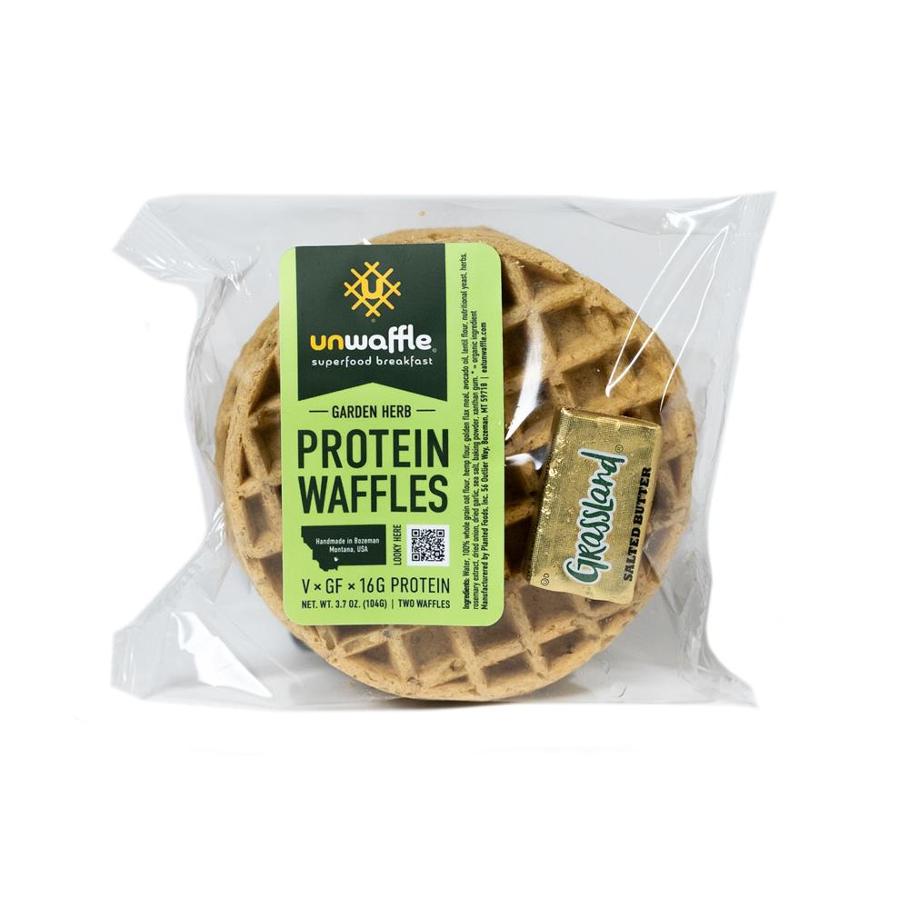 Protein Waffles To Go - Garden Herb + Butter - 2pk SALE