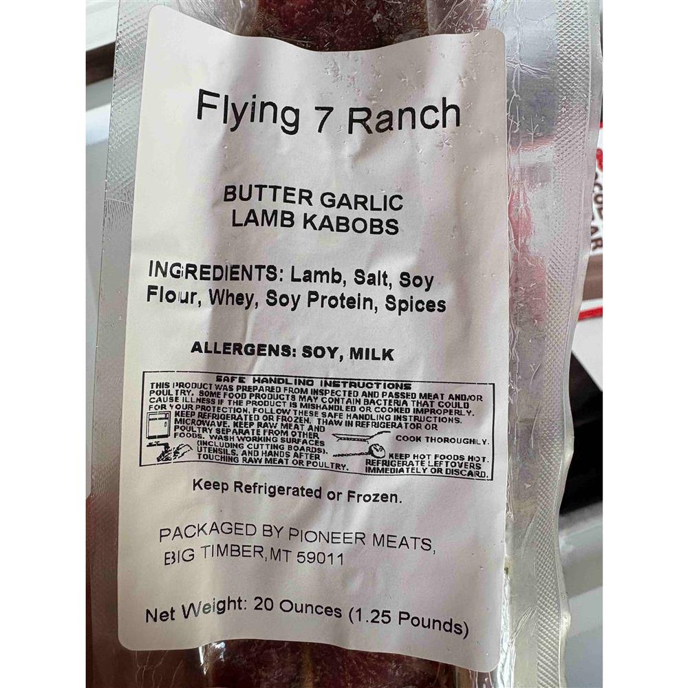 Lamb, Kabobs Garlic Butter