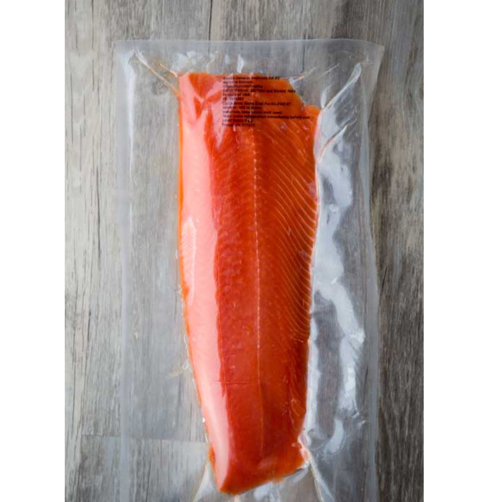 Packaged salmon, Wild Alaskan Sockeye Whole Filet