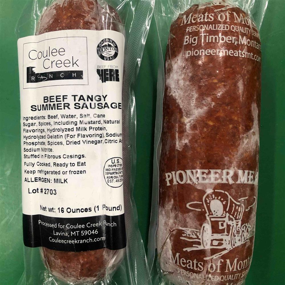 Packaged beef, Summer Sausage