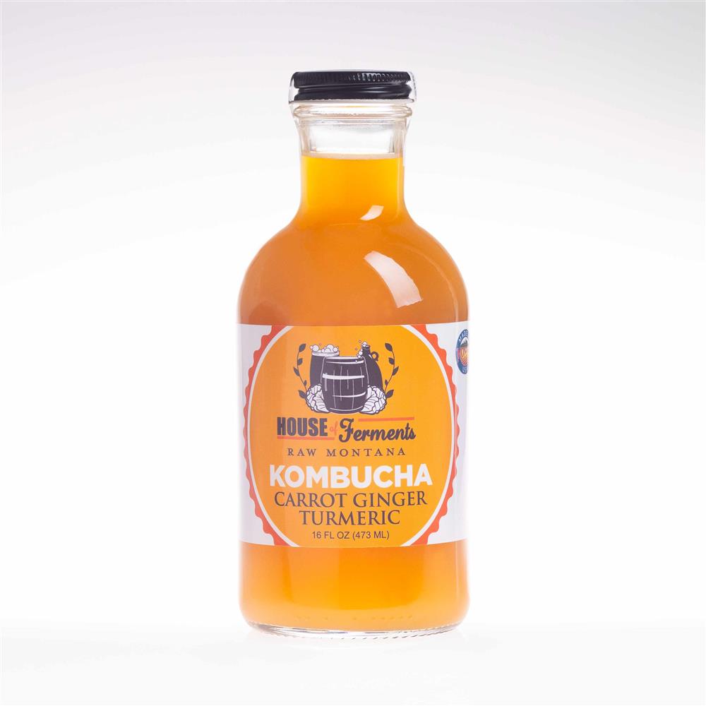 Kombucha Carrot Ginger Turmeric
