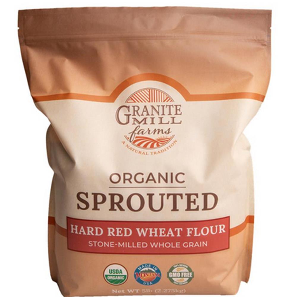 Hard Red Wheat Flour, Sprouted Organic