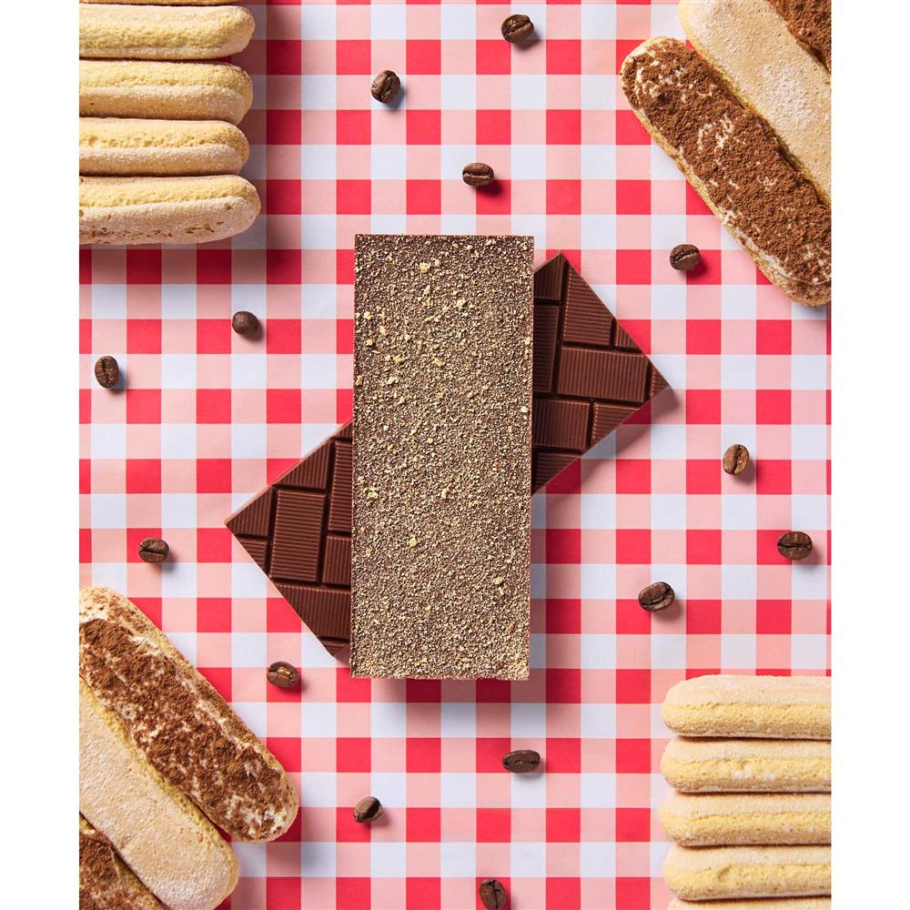 Tiramisu Dark Milk Chocolate Bar