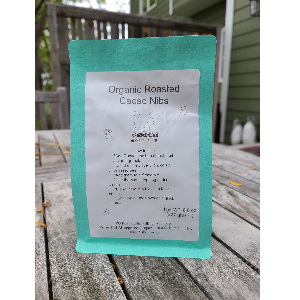 Packaged roasted Cacao Nibs