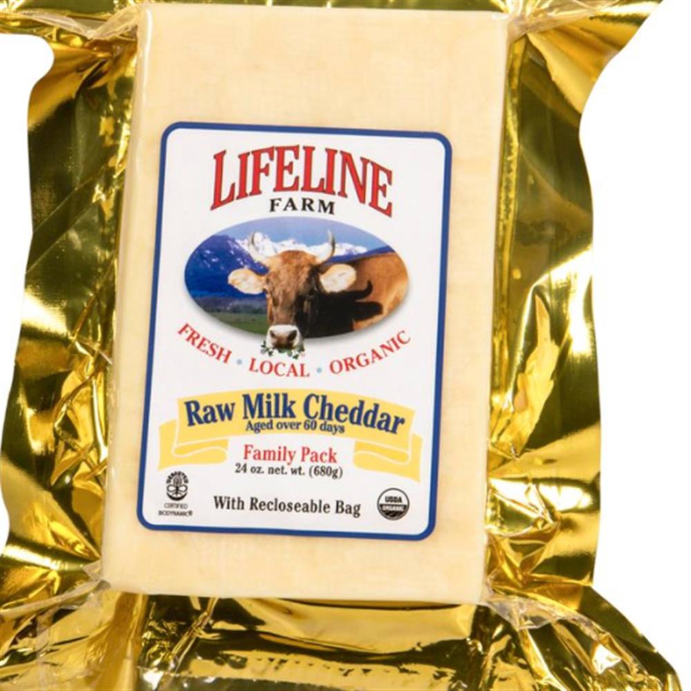 Packaged cheese, Raw Milk Cheddar