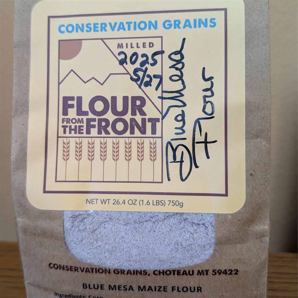 Packaged flour, Blue Mesa Maize