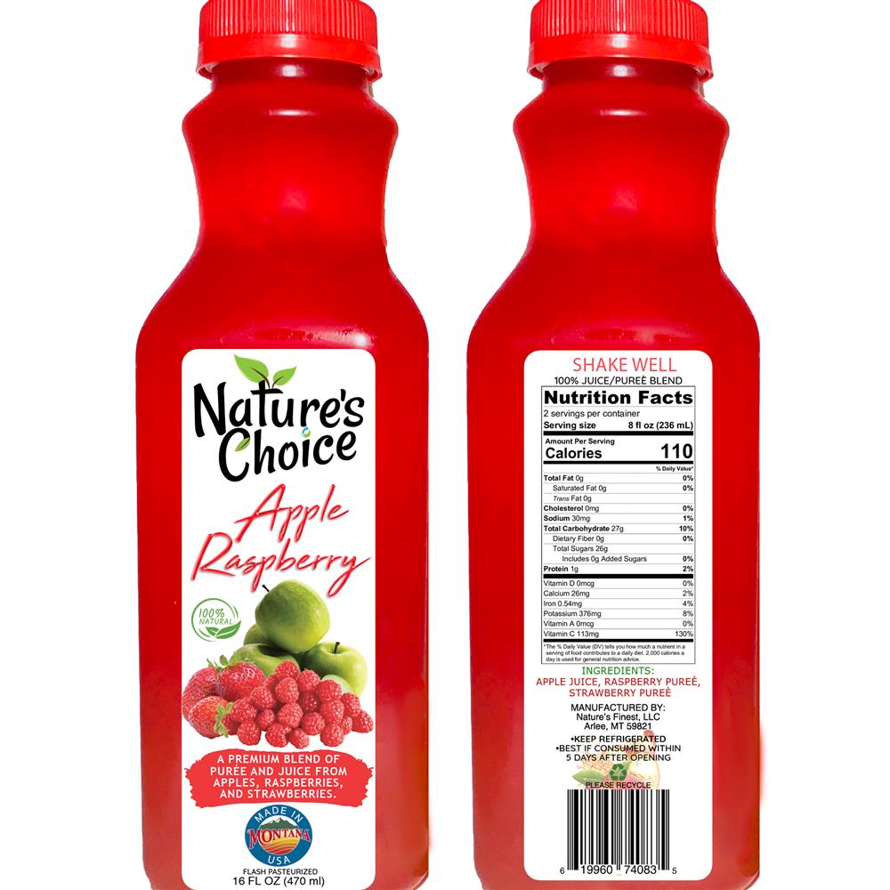 Juice Apple Raspberry