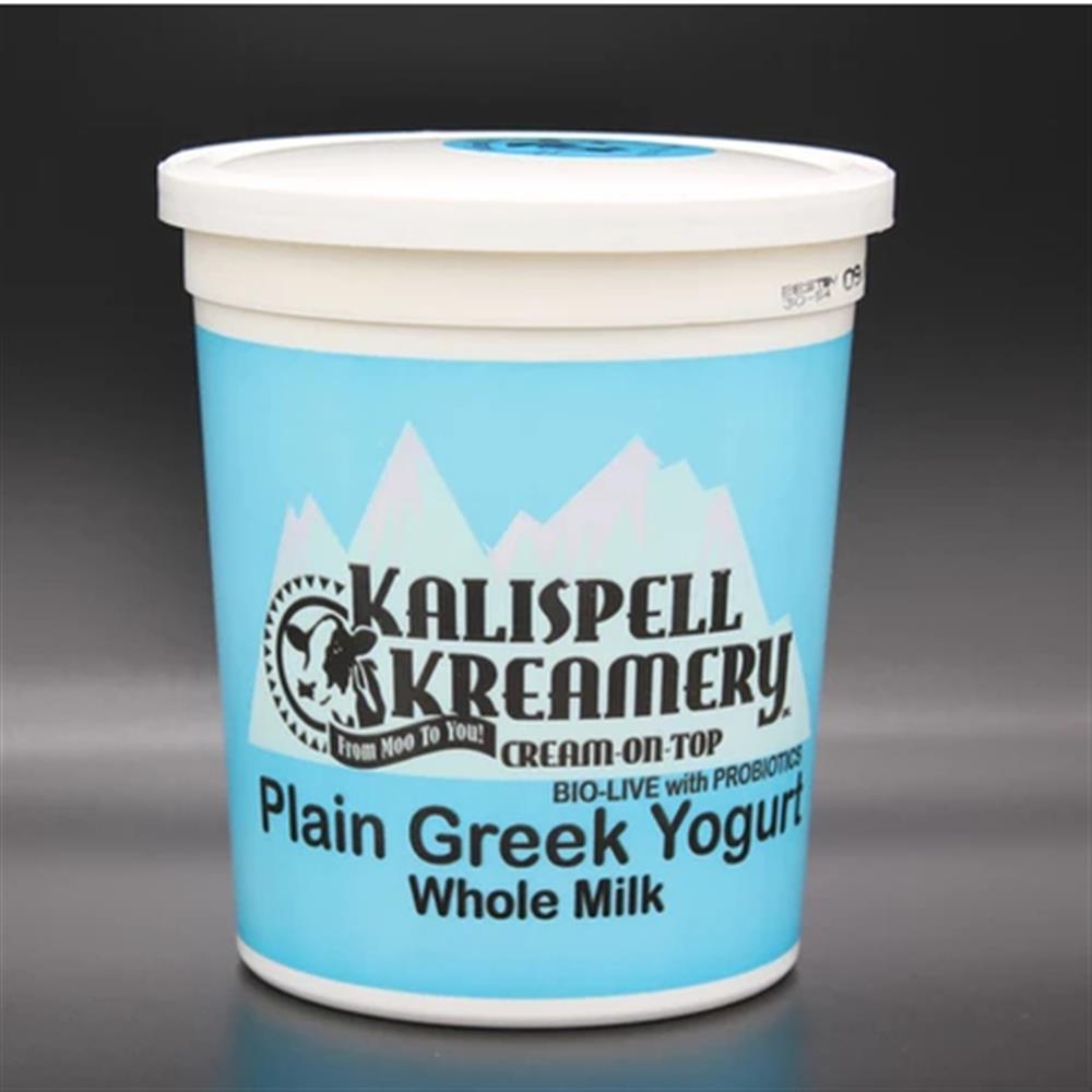 Packaged yogurt, Greek- Plain