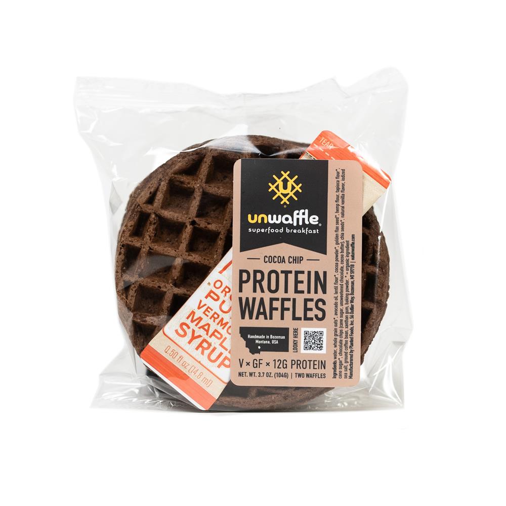 Protein Waffles, Cocoa-Chip