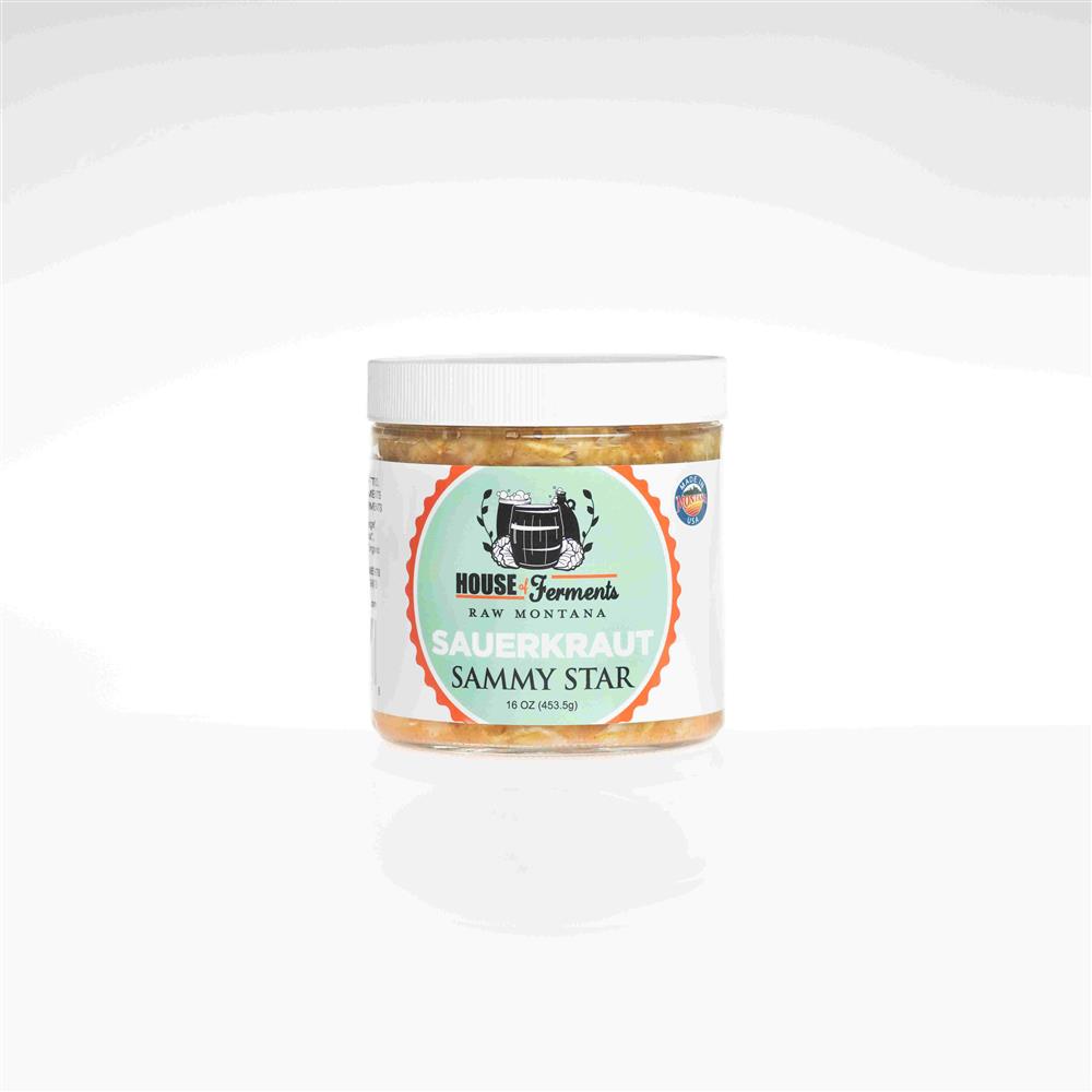 A tub of House of Ferments Sammy Star sauerkraut.