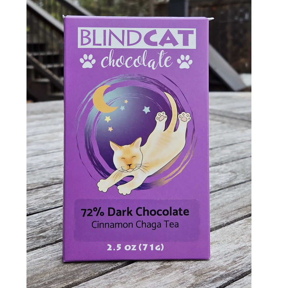 Packaged 72% Dark Cinnamon Chaga Tea
