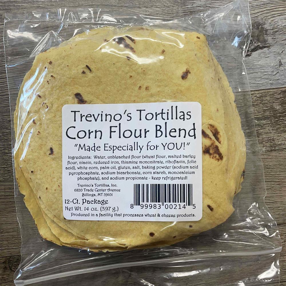Packaged tortillas, Corn Flour Blend